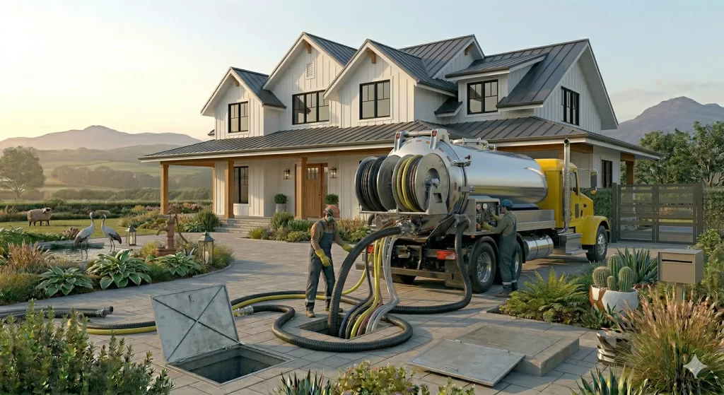 An engineering diagram illustrating volumetric expansion of Texas Blackland Prairie smectite clay exerting shear force and cracking a PVC septic pipe in the DFW metroplex.